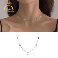 ราคา Hello Girl Jewelry Women Girl Tassel Choker Necklace Alloy Silver Plated Fringed Chain Necklaces Minimalist Jewelrys Fashion Collarbone (8808675935)