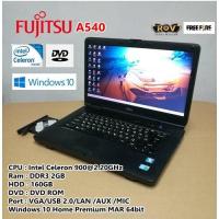 ราคา โน๊ตบุ๊ค Notebook Fujitsu A540 Celeron 2 2GHz RAM 2GB HDD 160 ขนาด 15 6 นิ้ว (18383886851)
