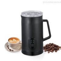 ราคา เครื่องตีนมไฟฟ้า4 In 1 400W 580มล 19 61ออนซ์ที่ทำฟองนมร้อนและเย็นทำงานเงียบกันลื่นเครื่องทำฟองนมสแตนเลสสำหรับ Latte Cappuccinos Macchiato นมช็อคโกแลตร้อน (20028853068)