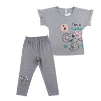 ราคา Chelsee Set เสื้อยืดคอกลม กางเกงเลคกิ้ง เด็กผู้หญิง รุ่น 237896 237903 ลายหมีโคอาล่ามาร์ช อายุ 2 10ปี ผ้า 100 Cotton เสื้อผ้าเด็กโต (19820864767)