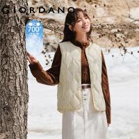 ราคา Giordano ผู้หญิง เสื้อกั๊กขนเป็ดสีขาวสามารถเก็บได้น้ำหนักเบาใส่ได้สองวิธี Free Shipping 05371721 (21236213635)