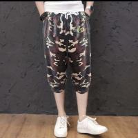 ราคา กางเกงผู้ชาย กางเกงขา7สวนลำลองผู้ชายขาจั้ม ลายทหารใส่ดีผ้ายืดผ้านิ้ม ของเราใหญ่จริงจริง (15915521685)