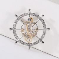 ราคา เข็มกลัดหางเสือสมอหางเสือติดเพชรแบบเต็มสำหรับผู้ชายเข็มกลัดแฟชั่นรูปสไตล์ทหารเรือสุดสร้างสรรค์เข็มกลัดปกเสื้อสูท (19808028752)