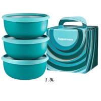 ราคา ทัพเพอร์แวร์ เซ็ต 3 ชิ้น พร้อมกล่อง Tupperware Blossom Bowl 3 1 3L (20935837042)