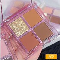 ราคา Eyeshadow Disc Powder Palette พาเลททาตา4สีEyeshadow Disc Powder Palette 4 color palette (16742482750)