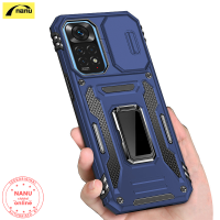 ราคา Nanu for Xiaomi Redmi Note 11 11S 11pro 4G 5G Global 360 Metal Bracket Bracelet Armor Fall Proof Mobile Phone Case Magnetic Suction Lens Push Window Protection โทรศัพท์มือถือเคสห่อหุ้ม (16455476099)