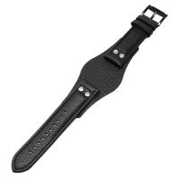 ราคา Genuine Leather Strap for Fossil CH2564 CH2565 CH2891 CH3051 FS4813 ME3102 AM4535AM4486 AM4532 20mm 22mm Men Rivet Watch Band (20850412376)
