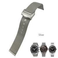 ราคา โปรโมชั่น สายนาฬิกาข้อมือ20สเตนเลสสตีล19มม สำหรับนักดำน้ำ Omega 007สายรัดโลหะสานกำไลหัวเข็มขัด (20086803565)