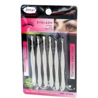 ราคา แหนบติดขนตาปลอม สีเงิน 1เเพ็ค 6ชิ้น รุ่น Fruit meat kiwi knife 171P 03c Boss (5654272268)