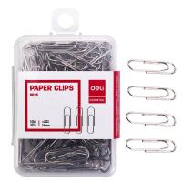 ราคา Deli 0025 Paper Clip ลวดเสียบกระดาษ คลิปหนีบกระดาษ บรรจุ 100 ตัว คลิป คลิปเสียบกระดาษ ลวดเสียบ สำนักงาน office (597318494)