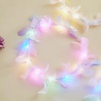 ราคา พร้อมส่ง มงกุฎขนนก มงกุฎขนนกมีไฟ มงกุฎคาดศีรษะ ที่คาดผมมีไฟ เพื่อน เจ้าสาว งานปัจฉิม แฟนซี มงกุฎปัจฉิม มงกุฎแฟนซี (16277516970)