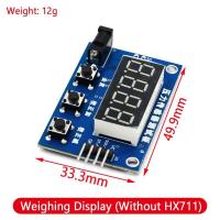 ราคา Load Cell 1KG 5KG 10KG 20KG HX711 AD Module Weight Sensor Electronic Scale Aluminum Alloy Weighing Pressure Sensor For Arduino (19697061081)