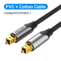 ราคา Vention Digital Optical Fiber Audio Cable For Amplifiers Blu Ray Xbox TV Sound Bar PS4 Toslink Digital SPDIF Coaxial Cable (17159729494)