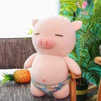 ราคา ในสต็อก ใหม่ตุ๊กตาของเล่นนุ่มกางเกงว่ายน้ำตุ๊กตาหมูมาสคอตหมูของขวัญตลกสำหรับสาวหมอน 25 ซม 40 ซม 50 ซม 60 ซม (18478324337)