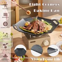 ราคา Vision Maifan หิน Non Stick บาร์บีคิวกระทะเกาหลีมัลติฟังก์ชั่บาร์บีคิวกระทะตั้งแคมป์กลางแจ้งแผ่นเหล็กบาร์บีคิวตั้งแคมป์บัตรเตาอบแผ่นเหล็กหม้อหุงบาร์บีคิวไร้ควันกระทะย่างที่เหมาะสมทุกเตา (16273779163)