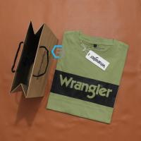 ราคา เสื้อยืดผู้ชาย Wrangler นำเข้า Wrangler USA เสื้อยืดนำเข้าสีดำ (19493938018)