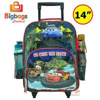 ราคา BigBagsThailand กระเป๋านักเรียน กระเป๋าเป้ล้อลาก สะพายหลัง 12 นิ้ว 14 นิ้ว และ 16 นิ้ว Cars McQueen รถไลท์นิ่ง แมคควีน รุ่น CRNG22 new arrival (19386779886)