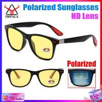 ราคา IMPALA PG117W ร้อนขายแว่นกันแดด P Olarized สำหรับผู้ชายและผู้หญิงป้องกันแสงจ้าเลนส์ขับรถตกปลาอาทิตย์แว่นตาชายแฟชั่นสีดำเฉดสี UV400เลนส์ผู้ชาย (10734850302)