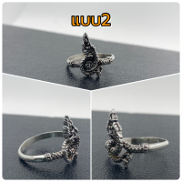 ราคา แหวนพญานาคเงินแท้925 King of Nagas แหวนพญานาค ใส่ได้ทั้งผู้หญิง ผู้ชาย ไซส์สวยกำลังดี (9493918347)