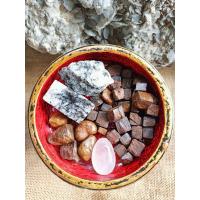 ราคา ข้าวตอกพระร่วง เหล็กน้ำพี้ แก้วขนเหล็ก ปฐวีธาตุ ขันโตกไม้ (15954226714)