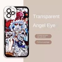 ราคา เคสมือถือสำหรับ Iphone 11 12 13 14 Pro Max 6 6S 7 8 Plus 13 Mini XS Max XR SE 2022เปลือก TPU ใสนุ่มตานางฟ้าอะนิเมะเรื่องวันพีชการ์ตูน Nica Luffy น่ารักซิลิโคนรูปสี่เหลี่ยมใส (19964532209)