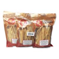 ราคา GOLDEN FISH Dry Bean Curd 65 g x 3 Packs ปลาทอง ฟองเต้าหู้เส้นพองแห้ง 65 กรัม x 3 ห่อ (15281874994)