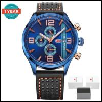 ราคา Mini Focus นาฬิกาข้อมือสายหนังลวดลายทันสมัย หน้าปัดตกแต่ง แสดงวันที่ได้ รุ่น MF0016 พร้อมกล่องนาฬิกา Mini Focus Original (110691061)