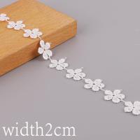 ราคา ริบบิ้นลูกไม้ถักโพลีเอสเตอร์สำหรับงานประดิษฐ์เสื้อผ้าแบบทำมือวัสดุคอตตอนประดับลูกไม้ลายใบไม้สีขาว1หลาสำหรับอุปกรณ์เย็บผ้าเสื้อผ้าแบบทำมือ (8625997196)