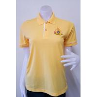 ราคา เสื้อโปโลสีเหลืองผู้หญิง เสื้อโปโลสีเหลือง เสื้อโปโลทำงาน เสื้อเหลืองปัก (4395096599)
