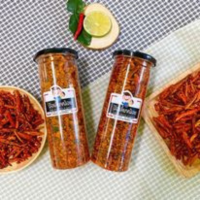 ราคา น้ำพริกหมูกระจก น้ำพริกหนังไก่ น้ำพริกน้ำย้อย น้ำพริกหมูกระจกต้มยำ กระปุกL (17780662427)