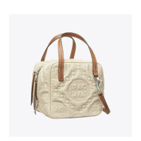ราคา TORY BURCH TORY BURCH T MONOGRAM Medium Fluffy One Shoulder Square Bag กระเป๋าผู้หญิง 139512 (20909488614)