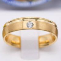 ราคา Happy Jewelry แหวนเพชรของแท้ แหวนเพชรชายเม็ดเดี่ยว ใส่สวย โดดเด่น มีคุณค่า ราคาส่ง ทองแท้9k 37 5 ขายได้จำนำได้ ME518 (12292960917)