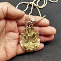 ราคา จี้เจ้าแม่กวนอิมเงินทิเบตจี้หยกสีเขียวสไตล์เรโทรโบราณ (13456508818)