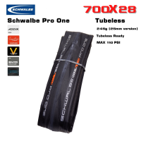 ราคา ยางนอกจักรยานเสือหมอบ Schwalbe Pro One Tubeless สีดำ สีคลาสสิค 700X25 700X28 (4901342136)