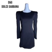 ราคา D G Dolce Gabbana เดรสแขนยาวสีดำ (20706105315)
