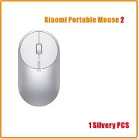 ราคา Xiaomi เมาส์ไร้สาย Portable Mouse เม้าไร้สาย 2 4 DPI 4000 2400 1800 1200 Bluetooth RF2 4 Aluminium Metal ABS Windows 10 Android Mac เมาส์บลูทูธ (12713264120)