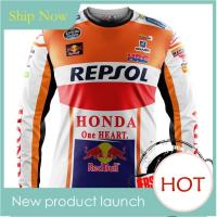 ราคา HONDA REPSOL MOTOGP 2024 แขนยาว ฤดูใบไม้ร่วงใหม่ชุดกีฬาแขนยาวลำลองเสื้อยืดแขนยาว XS 5XL (20978396939)