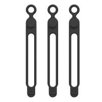 ราคา DAMILE CS01L สายรัดซิลิโคนนำมาใช้ใหม่ยืดหยุ่นผูกลวดสายออแกไนเซอร์สายรัดสำหรับการจัดระเบียบสายหูฟังสาย USB สายชาร์จสาย (17784671992)