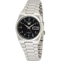 ราคา Seiko 5 Automatic Black Dial Stainless Steel Mens Watch SNK063J5 (18186884938)