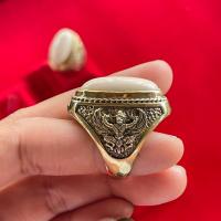 ราคา แหวนงาช้าง แท้ ตัวเรือนทองเหลือง แหวนมงคล ของดีบ้านช้าง (17527170830)