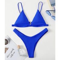 ราคา บิกินี่ ทูพีช สีพื้น สีน้ำเงิน สีส้มนีออน เขียวนีออน สายฝอ เรียบๆ พร้อมส่ง (21021763097)