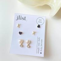ราคา Jlist ต่างหูก้านเงินแท้ 92 5 เซ็ต มุกเพชร (19806618783)