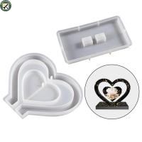 ราคา BouPower 2023 9 Resin Photo Frame Molds Heart Shape Silicone Epoxy Molds For Casting DIY Wedding Home Decors Flower Preservation (20339360349)