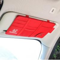 ราคา กล่องเก็บของในรถยนต์กล่องใส่แว่นตากระเป๋าหนังมีที่บังแดดสำหรับ Honda Civic Accord Fit City Vezel CRV Odyssey Pilot Jazz Prelude (13395355979)