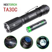 ราคา NEXTORCH TA30C 1600ลูเมนนำไฟฉายกล18650แบตเตอรี่ไฟสว่างมากแบบชาร์จใหม่ได้ไฟฉายตำรวจนาฬิกาทหารกันน้ำ (20914202213)