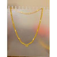 ราคา สร้อยทาโร่ คั้นปล้อง 5บาท ยาว24 หุ้มทองแท้100 ตะขอมีตราปั้ม มีใบรับประกัน (20550205248)