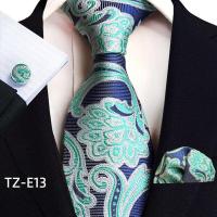 ราคา ชุดเนคไทผ้าไหมลายดอกไม้สีดำสำหรับผู้ชายชุดแหวนเงินรูปสี่เหลี่ยมกระเป๋าเนคไทเนคไทสีทองลายดอกไม้หรูหราทำจากผ้าไหม100 (19960669472)