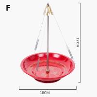 ราคา ที่เผากำยานทำจากโลหะชนิดไหลย้อนแผ่นโลหะสำหรับผู้ถือธูปหอมควันทรงกรวยทำจากไม้จันทน์ให้สดชื่น (9709020457)