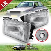 ราคา ไฟหน้า โคมไฟหน้า รุ่น โตโยต้า โคโรล่า TOYOTA COROLLA GL KE70 TE71 TE72 EE70 ปี 1982 1984 สีใส ข้างซ้าย ขวา จำนวน 1 คู่ (15140318137)