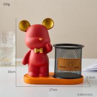 ราคา รูปปั้นรูปหมีน่ารักและมีสีสันแบบสมัยใหม่ที่สร้างสรรค์รูปปั้นตุ๊กตาสัตว์ตกแต่งบ้านตุ๊กตาหมีสำหรับออฟฟิศอุปกรณ์เครื่องเขียน (20793462007)